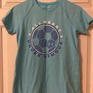 Under Armor kids soccer tee